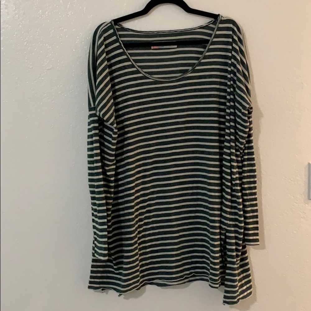 Free people layering striped top- size M/L
